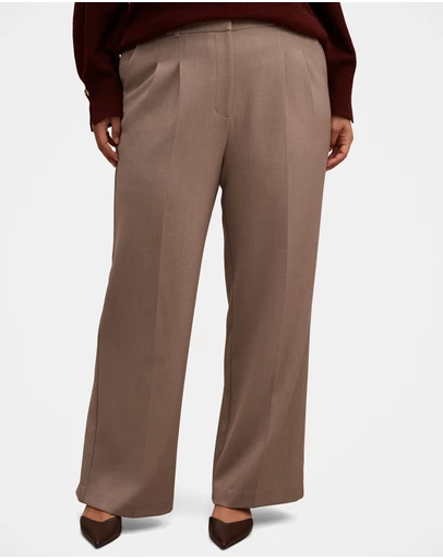 Forever New Curve - Eva Curve Pleated Wide Leg Pants