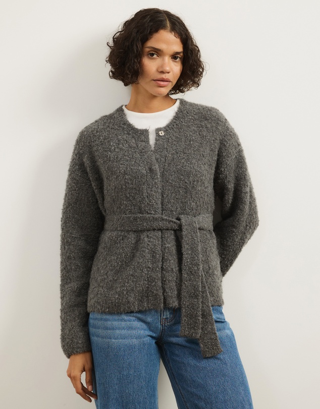 Atmos&Here - Jovie Boucle Knit Cardigan