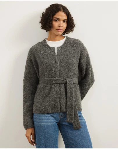 Atmos&Here - Jovie Boucle Knit Cardigan