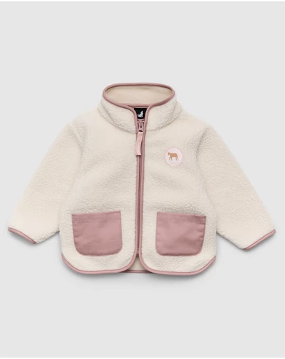 Crywolf - BABY SHERPA JACKET Powder