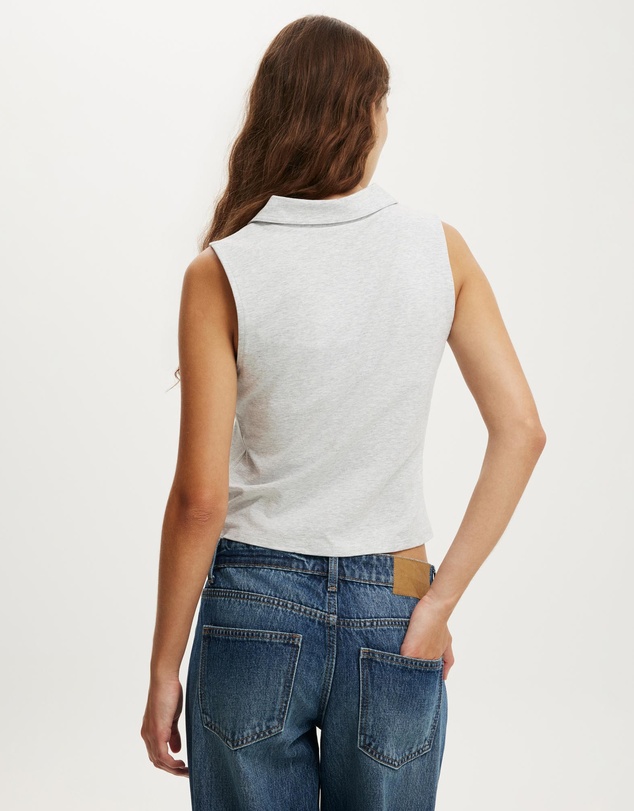 Cotton On - Gathered Front Polo