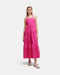 BOSS - Cotton Poplin Maxi Dress