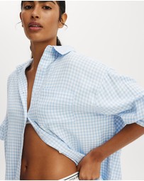 Cotton On Body - Cloud Soft Flannel Oversized Shirt