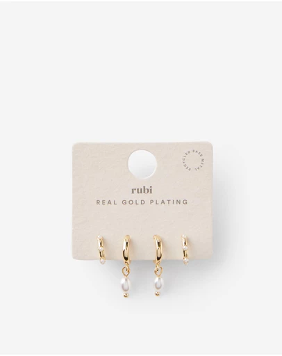 Rubi - 2Pk Mid Earring