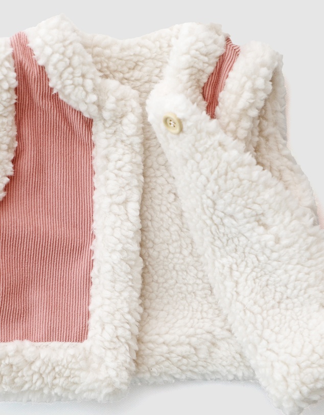 WITH LOVE FOR KIDS - Snowy Cord Vest - Babies - Kids