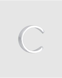 Kuzzoi - ICONIC EXCLUSIVE - Earrings Men Single Earcuff Basic Trend in 925 Sterling Silver