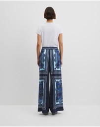 Country Road - Scarf Print Pull-on Pant