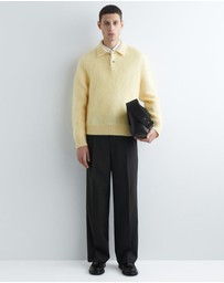 COS - Brushed Mohair-Blend Polo Jumper