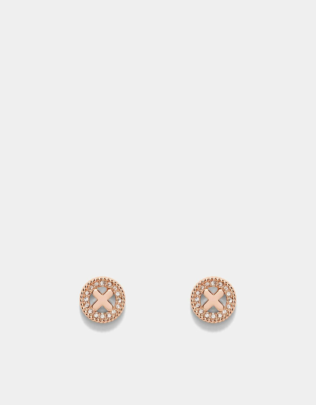 MIMCO - Amulet Stud Earrings - Rose Gold