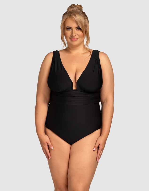 Nessa - Milano Plunge Full Bust One Piece Swimsuit
