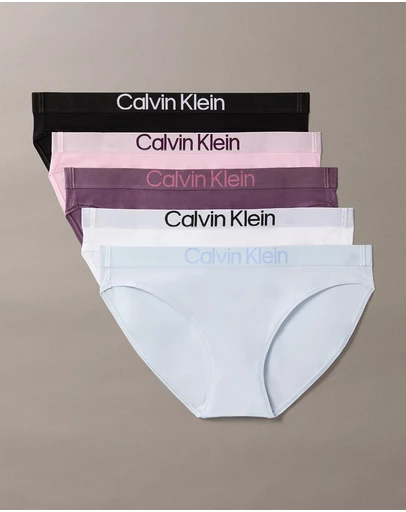 Calvin Klein - 5-Pack Cotton Stretch Bikini Briefs