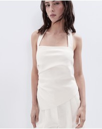 UNISON - Linen Halter Top