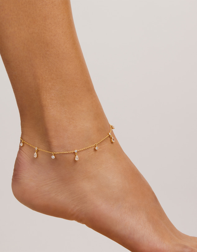 By Charlotte - No Rain, No Flowers Anklet