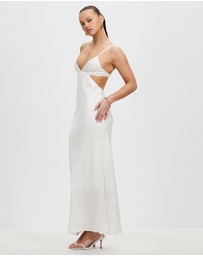 Third Form - Paisley Bias Triangle Midi Dress