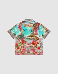 Camilla - Short Sleeve Cabana Shirt - Kids