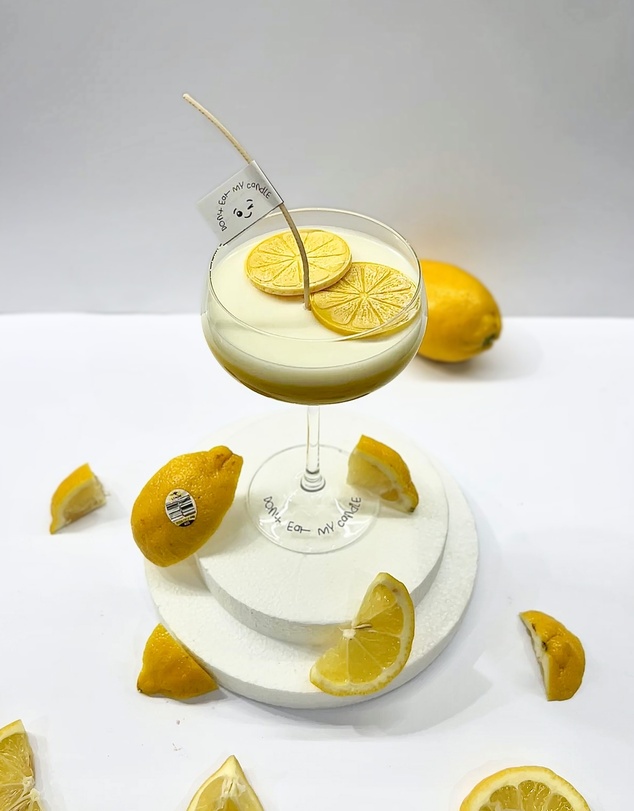 Don't Eat My Candle - Limoncello Martini Cocktail Candle - Triple Pour (310g)