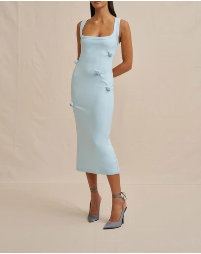 BY JOHNNY. - Rosette Midi Dress