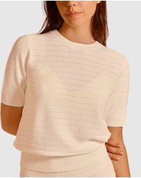 Simone Perele - Pollen Short Sleeve Night Top