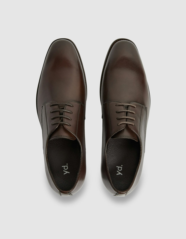 yd. - Marble Leather Lace Up Dress Shoe