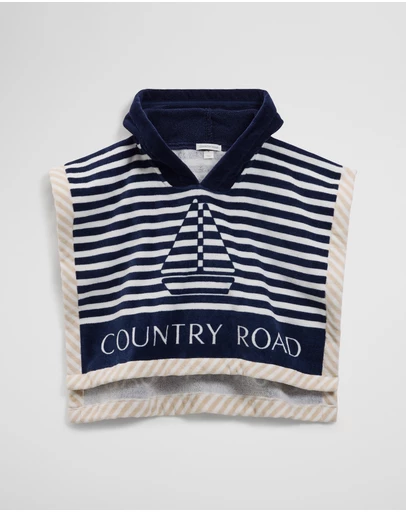 Country Road - Logo Swim Poncho