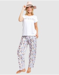 Sant And Abel - Women's Drawbertson Y'All Go To Bed T-Shirt