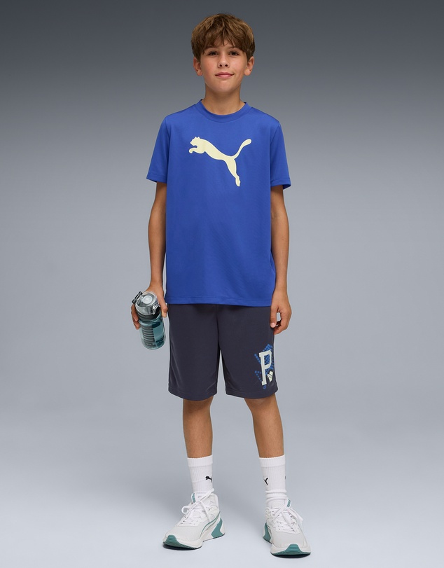 Puma - Train All Day Essentials Cat Logo Tee - Teens