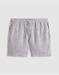 Tommy Hilfiger - Mercer 7 Inch Linen Stripe Shorts
