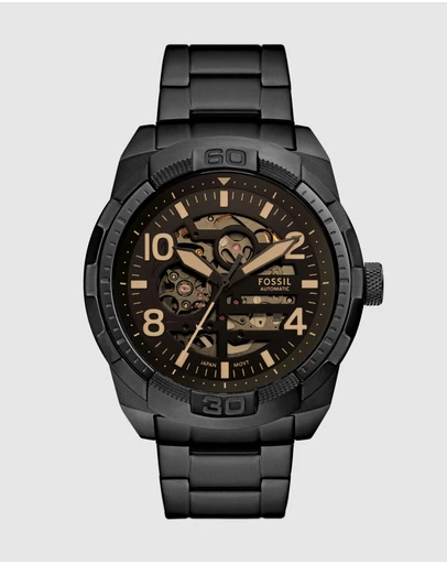 Fossil - Bronson Black Analogue Watch