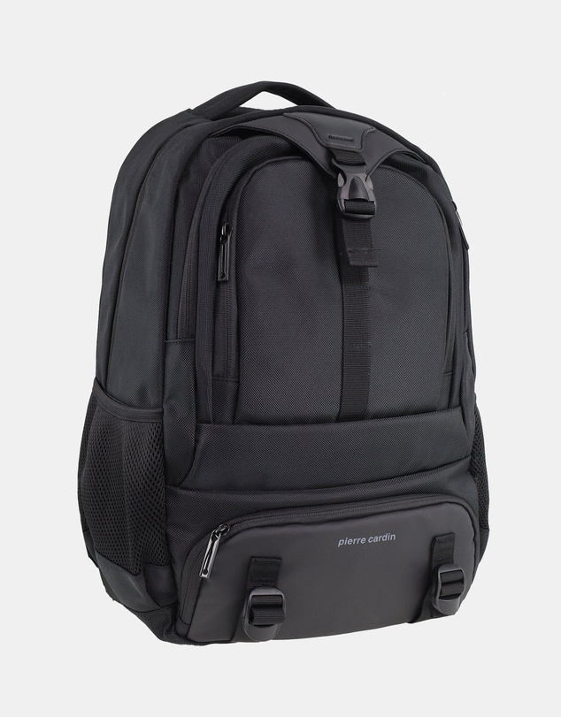 Pierre Cardin - Pierre Cardin Men's Nylon Computer/Business Backpack