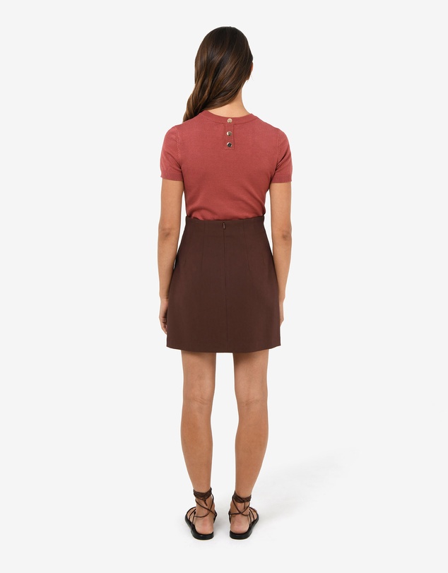 Forcast - Nikki Mini Wrap Skirt