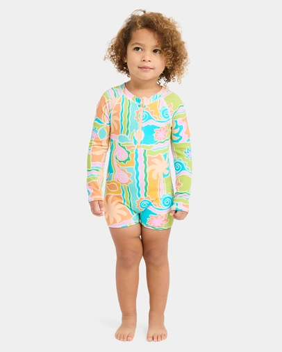 Billabong - Toddlers Sol Playa One Piece Rash Vest