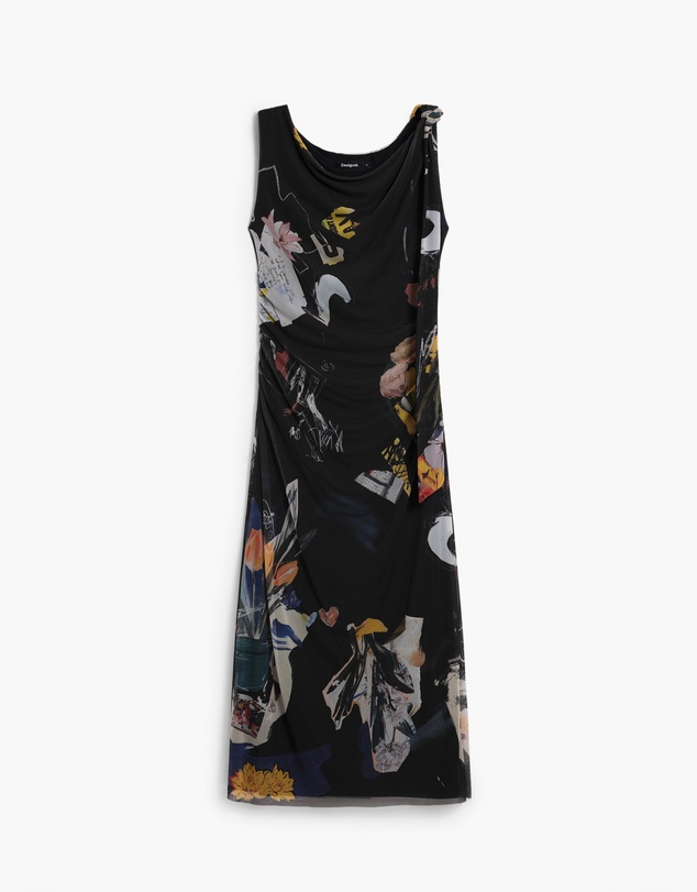 Desigual - Midi dress collage