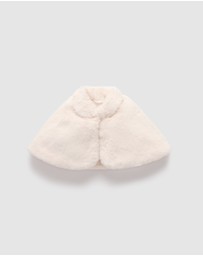 Purebaby - Faux Fur Cape - Kids-Babies