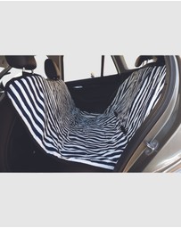 Mog & Bone - Car Seat Cover - Navy Hamptons Stripe