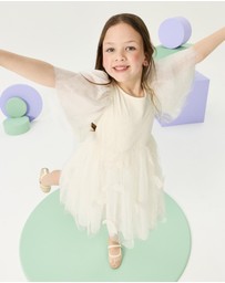 Rock Your Kid - Christmas Bow Bow Dress - Kids