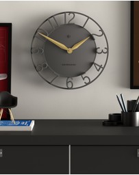 Newgate - Newgate Time Traveller Wall Clock-Grey