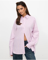 Dazie - Oxford Cotton Oversized Shirt