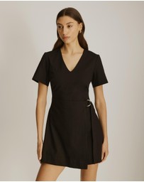 Atmos&Here - Ellie Cotton Twill Mini Dress