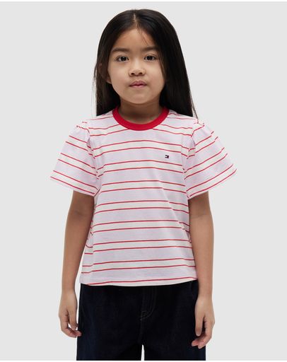 Pearly Pink Stripes