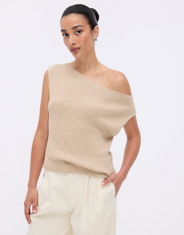 Minima Esenciales - Nalu Organic Cotton Cashmere Blend Knitted Top