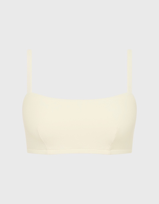 BONDI BORN - Anja Bikini Top - Pearl (Sculpteur®)