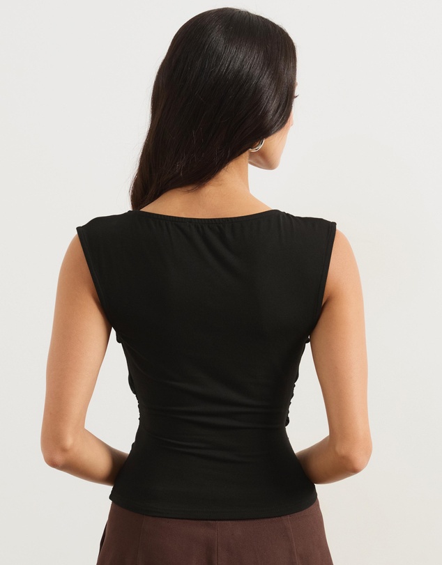 Atmos&Here - Luna Cross Over Off Shoulder Top