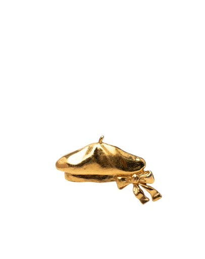 Pre-Loved by Azura Reborn - Pre-Loved Gold Plated Beret Hat Brooch