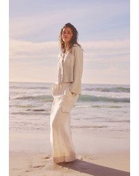 NEXT - Column Midi Skirt with Linen