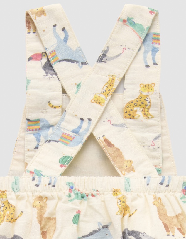 Purebaby - Short Leg Overall -Kids-Babies