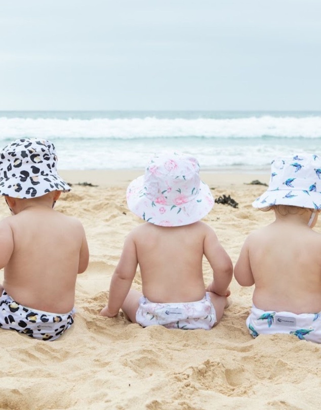 Anchor & Arrow - Reusable Swim Nappy & Hat Set