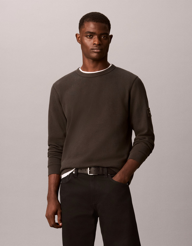 Calvin Klein Jeans - Long Sleeve Waffle T-Shirt