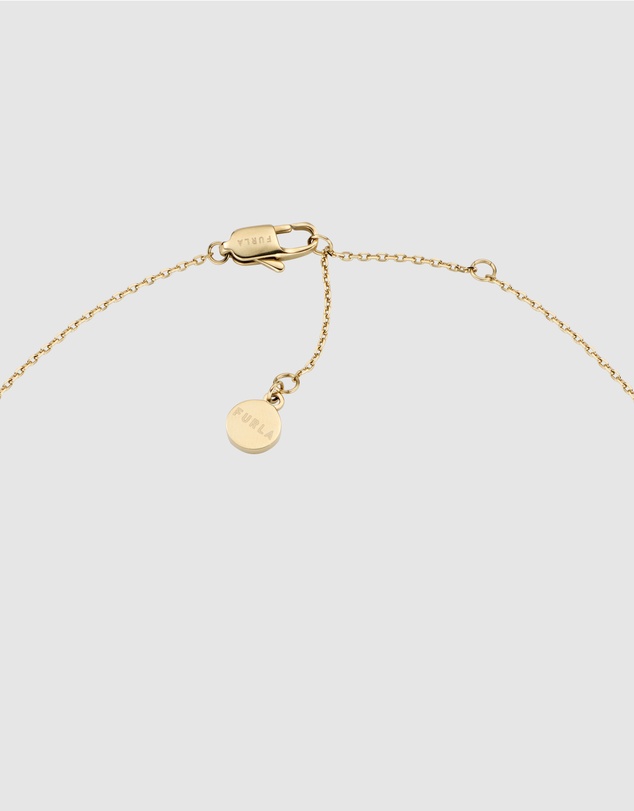 Furla - Furla Flow Crystal Pendant Gold-Tone Necklace