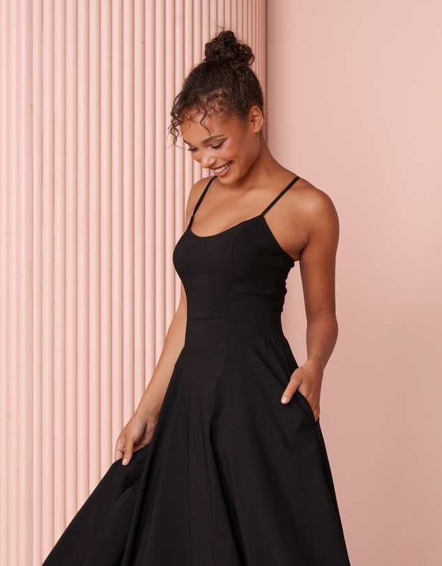 Azzurielle - Udile Sweetheart Midi Dress