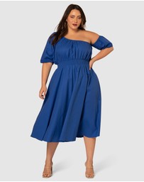 Pink Dusk by Curve Project - Brightside Midi Dress